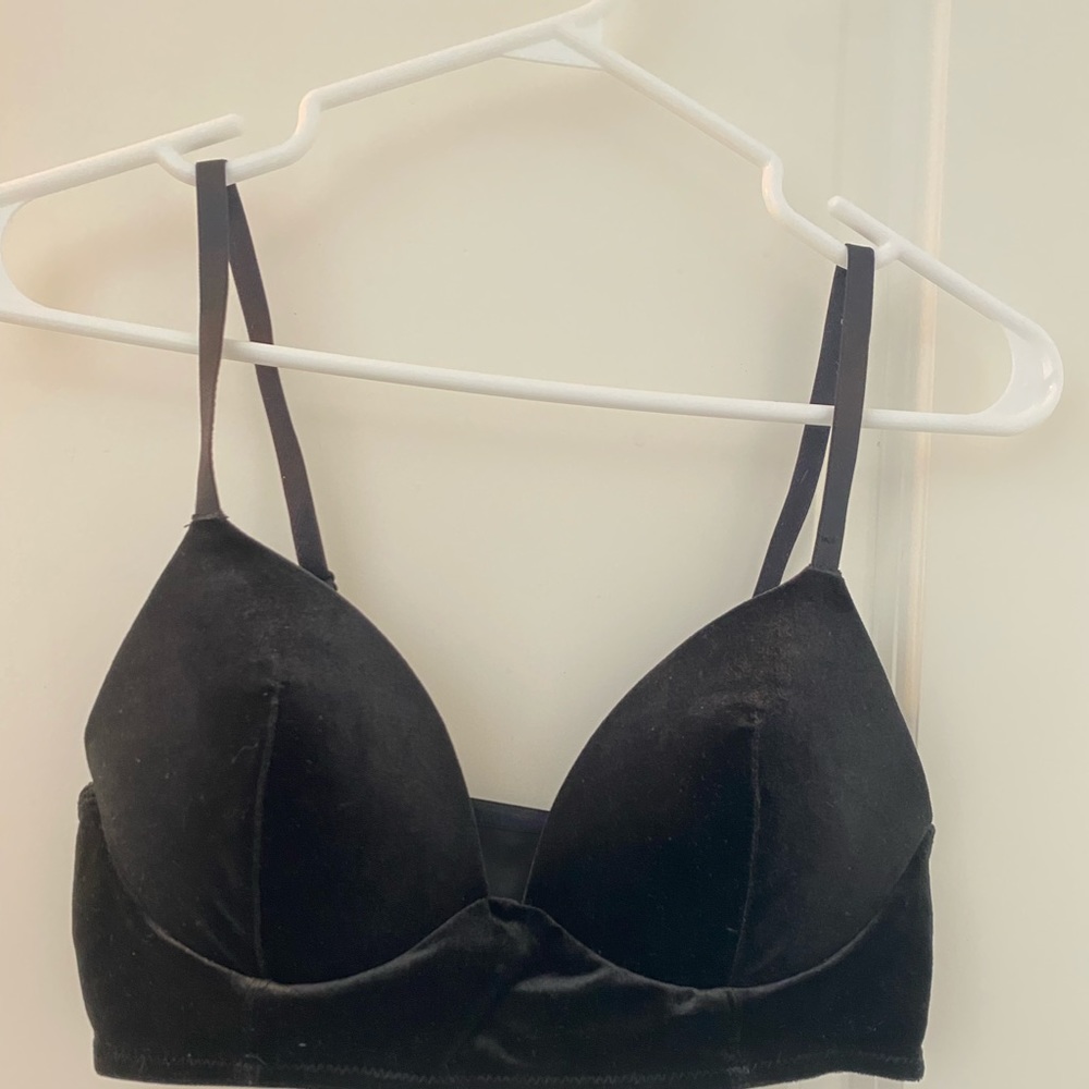 Velvet bralette